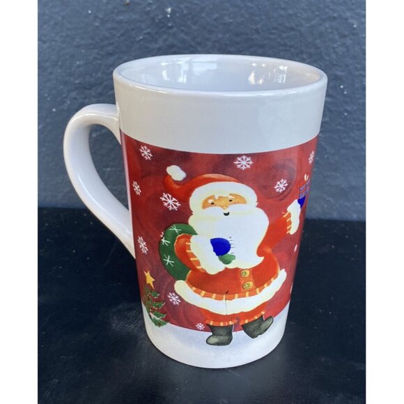 Royal Norfolk Greenbrier Internal Santa Snowman Coffee Tea Cup Mug Christmas - Picture 3 of 8